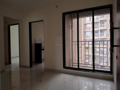 Living Room Image of 608 Sq.ft 1 BHK Apartment / Flat for rent in H B Nandanvan, Taloja Navi Mumbai for Rs. 11000