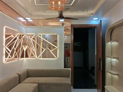 Living Room Image of 850 Sq.ft 3 BHK Builder Floor for rent in Dwarka Mor New Delhi for Rs. 28000