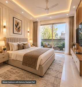 Image of 1260 Sq.ft 3 BHK Apartment / Flat for sale in Chhattarpur, New Delhi for Rs. 9500000