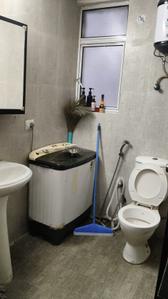 Bathroom Image of 585 Sq.ft 1 BHK Apartment / Flat for rent in Aditya Urban Homes, Bamheta Village Ghaziabad for Rs. 17000
