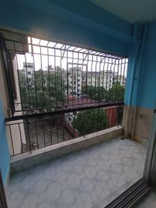 Balcony Image of 1045 Sq.ft 3 BHK Apartment / Flat for rent in Bengal Sisirkunja, Madhyamgram Kolkata for Rs. 16000