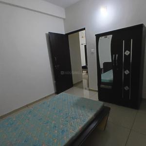 Bedroom Image of 727 Sq.ft 3 BHK Apartment / Flat for rent in Nirmaan One, New Gotri Vadodara for Rs. 22000