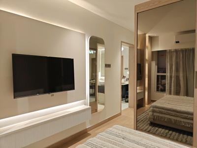 Bedroom Image of 608 Sq.ft 2 BHK Apartment / Flat for sale in Siddha Sky, Sion Mumbai for Rs. 18900000