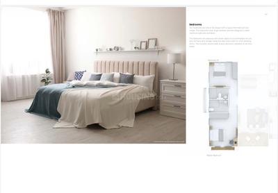 Bedroom Image of 1146 Sq.ft 2 BHK Apartment / Flat for sale in Skyi Songbirds , Bhugaon Pune for Rs. 8000000