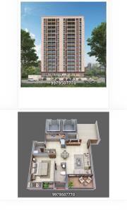 Image of 811 Sq.ft 1 BHK Apartment / Flat for sale in Pal, Surat for Rs. 3051000