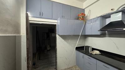 Kitchen Image of 600 Sq.ft 1.5 BHK Builder Floor for rent in Kalyanpur Kanpur for Rs. 24000