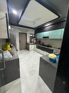 Kitchen Image of 2250 Sq.ft 4 BHK Independent House for rent in Shilp Yogeshwar Bungalows, Thaltej Ahmedabad for Rs. 75000