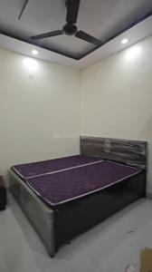 Bedroom Image of 600 Sq.ft 1 BHK Builder Floor for rent in Mayapuri New Delhi for Rs. 16000