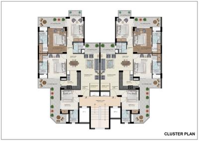Image of 2225 Sq.ft 4 BHK Apartment / Flat for sale in Exotic Magnifiq, Kishanpura, Zirakpur for Rs. 22400000