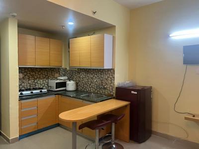Kitchen Image of 500 Sq.ft 1 RK Studio for rent in Supertech Czar Suites, Omicron I Greater Noida for Rs. 17000