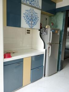 Kitchen Image of 990 Sq.ft 3 BHK Apartment / Flat for rent in Runwal Anthurium, Mulund West Mumbai for Rs. 105000