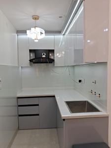 Kitchen Image of 550 Sq.ft 2 BHK Apartment / Flat for rent in Happy Luxurious Homes Uttam Nagar, Nawada New Delhi for Rs. 23000