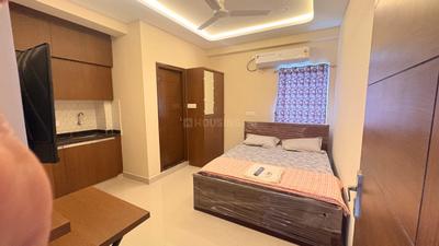 Bedroom Image of 1500 Sq.ft 1 RK Apartment / Flat for rent in Infocity Emerald, Hafeezpet Hyderabad for Rs. 17999
