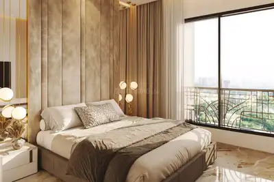 Bedroom Image of 1055 Sq.ft 3 BHK Apartment / Flat for sale in Kabra Embraze, Ghatkopar East Mumbai for Rs. 35800000