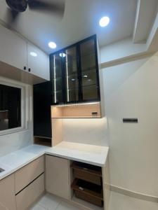 Kitchen Image of 1605 Sq.ft 3 BHK Apartment / Flat for rent in Candeur Crescent, Nallagandla Hyderabad for Rs. 48000