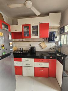 Kitchen Image of 680 Sq.ft 1 BHK Apartment / Flat for rent in Pimple Gurav Pune for Rs. 25000