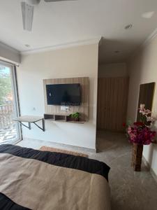 Bedroom Image of 1100 Sq.ft 1 BHK Builder Floor for rent in Sector 51 Gurgaon for Rs. 27000