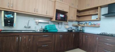 Kitchen Image of 1710 Sq.ft 3 BHK Apartment / Flat for sale in Veegaland Petunia And Begonia, Kaloor Kochi for Rs. 18500000