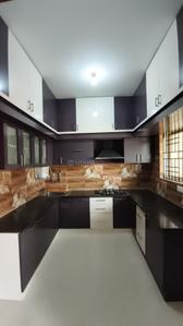 Kitchen Image of 1250 Sq.ft 2 BHK Builder Floor for rent in Mahadevapura Bengaluru for Rs. 58000