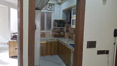 Kitchen Image of 1200 Sq.ft 2 BHK Apartment / Flat for rent in Vaishali Ghaziabad for Rs. 30000