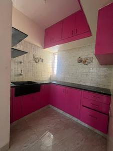 Kitchen Image of 550 Sq.ft 1 BHK Builder Floor for rent in Indira Nagar Bengaluru for Rs. 20500