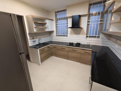 Kitchen Image of 1500 Sq.ft 2 BHK Apartment / Flat for rent in Good Walk On The Clouds, Malaparamba Kozhikode for Rs. 35000
