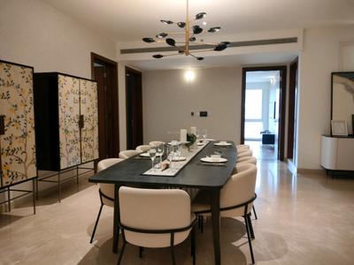 Dining Area Image of 3500 Sq.ft 3 BHK Apartment / Flat for sale in Prestige White Meadows Villas, Whitefield Bengaluru for Rs. 51000000