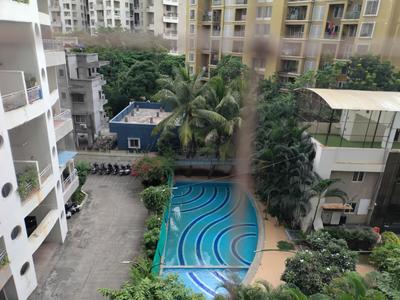 Balcony Image of 1350 Sq.ft 3 BHK Apartment / Flat for rent in Gini Bellissimo, Dhanori Pune for Rs. 32000