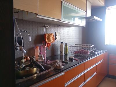 Kitchen Image of 1408 Sq.ft 3 BHK Apartment / Flat for sale in Runwal Centre, Govandi Mumbai for Rs. 32000000