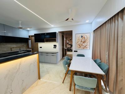 Kitchen Image of 2600 Sq.ft 3 BHK Apartment / Flat for rent in Radhe Infinity, Kudasan Gandhinagar for Rs. 55000