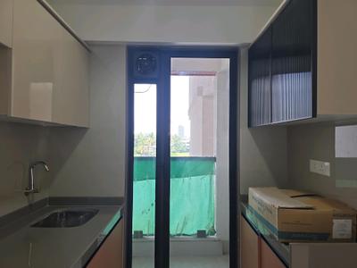 Kitchen Image of 795 Sq.ft 1 BHK Apartment / Flat for sale in Rajhans Blossom Building 6 Wing C&amp;D, Vasai West Vasai for Rs. 5800000