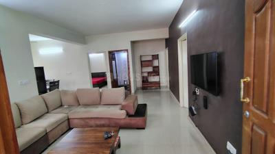 Living Room Image of 1520 Sq.ft 3 BHK Apartment / Flat for rent in Lakvin Sankranti Residency, RR Nagar Bengaluru for Rs. 38000