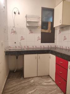 Kitchen Image of 844 Sq.ft 2 BHK Builder Floor for rent in Rajpur New Delhi for Rs. 13500
