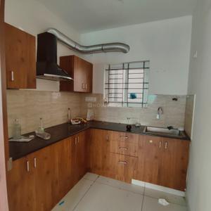 Kitchen Image of 910 Sq.ft 2 BHK Apartment / Flat for rent in Kasturi Nagar Bengaluru for Rs. 35000