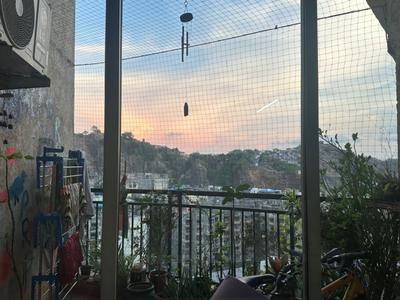 Balcony Image of 800 Sq.ft 2 BHK Apartment / Flat for rent in Nahar Jonquille and Jamaica, Powai Mumbai for Rs. 83000