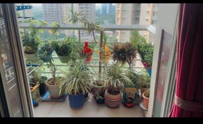 Balcony Image of 1369 Sq.ft 3 BHK Apartment / Flat for rent in Adani The Meadows, Shantigram Ahmedabad for Rs. 55000
