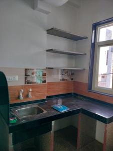 Kitchen Image of 800 Sq.ft 1 BHK Builder Floor for rent in Borkhera Kota for Rs. 6000