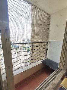 Balcony Image of 670 Sq.ft 1 BHK Apartment / Flat for rent in Agarwal Trinity Towers, Malad West Mumbai for Rs. 48000