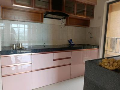 Kitchen Image of 850 Sq.ft 2 BHK Apartment / Flat for rent in Joyville Celestia, Shewalewadi Pune for Rs. 25000