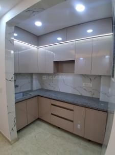 Kitchen Image of 625 Sq.ft 2 BHK Builder Floor for rent in Rajpur Khurd Extension New Delhi for Rs. 23000