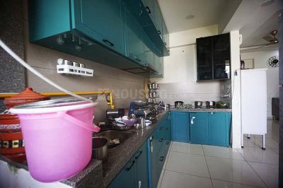 Kitchen Image of 1500 Sq.ft 3 BHK Apartment / Flat for sale in South Bopal Ahmedabad for Rs. 8500000