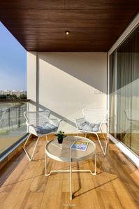 Balcony Image of 1450 Sq.ft 3 BHK Apartment / Flat for sale in Dhanani Towers, Sevasi Vadodara for Rs. 7500000