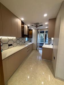 Kitchen Image of 1260 Sq.ft 3 BHK Apartment / Flat for sale in Green View Apartment, Mandi New Delhi for Rs. 10000000