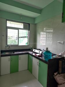 Kitchen Image of 650 Sq.ft 1 BHK Apartment / Flat for rent in Dombivli West Thane for Rs. 15000