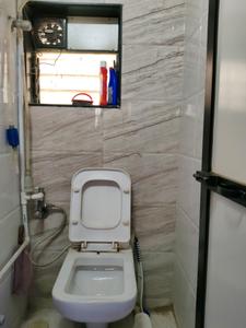 Common Bathroom Image of 980 Sq.ft 2 BHK Apartment / Flat for rent in Kasarvadavali Thane for Rs. 32086