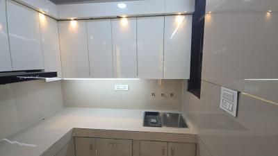 Kitchen Image of 900 Sq.ft 3 BHK Builder Floor for sale in Laxmi Nagar New Delhi for Rs. 7500000