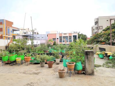 Terrace Image of 800 Sq.ft 1 BHK Independent House for rent in Old Bowenpally Secunderabad for Rs. 11000