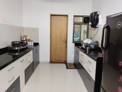 Kitchen Image of 1190 Sq.ft 2 BHK Apartment / Flat for rent in Enerrgia Skyi Songbirds Phase C, Bhugaon Pune for Rs. 26000