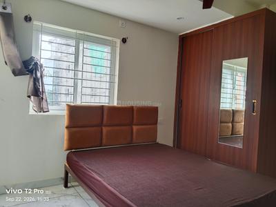 Bedroom Image of 600 Sq.ft 1 BHK Builder Floor for rent in Bellandur Bengaluru for Rs. 35000
