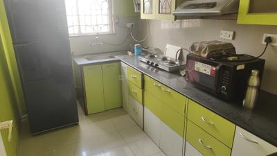 Kitchen Image of 710 Sq.ft 2 BHK Apartment / Flat for rent in Hiranandani The Walk, Hiranandani Estate Thane for Rs. 42000
